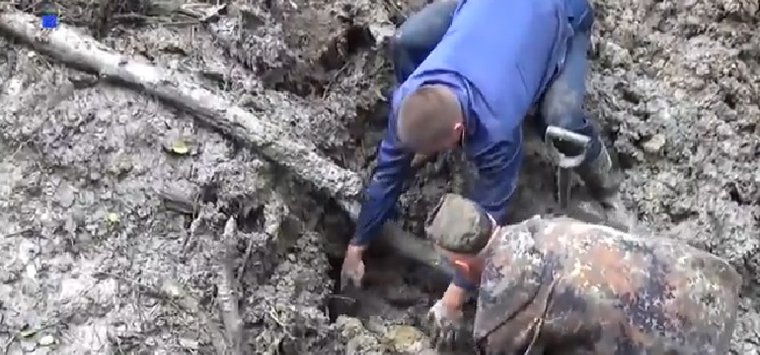 Обломки советского самолета с останками трех летчиков найдены в островском лесу