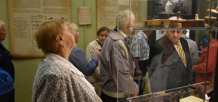 Дети войны посетили Военно-исторический музей в Острове