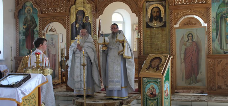 В праздник Вознесения Господня прошло богослужение в Спасо-Казанском монастыре