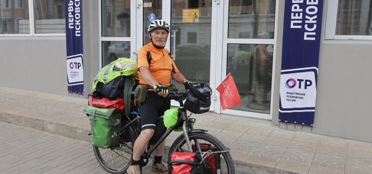 Путешественник-велосипедист из Сибири посетил Остров