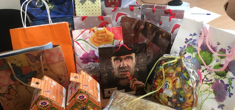 Акция «Новогодний подарок солдату» стартовала в Острове