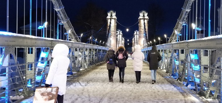 Мосты в снегу