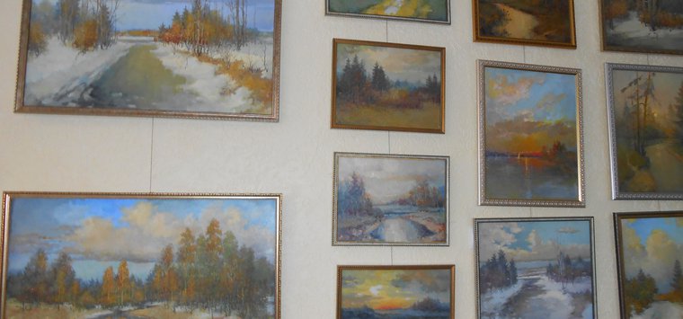 Выставка живописца Орлова открылась в Острове