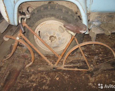 Рама от старинного велосипеда