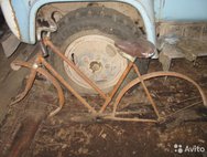 Рама от старинного велосипеда