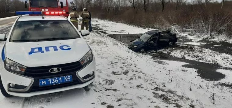 Женщина пострадала в ДТП в Островском районе