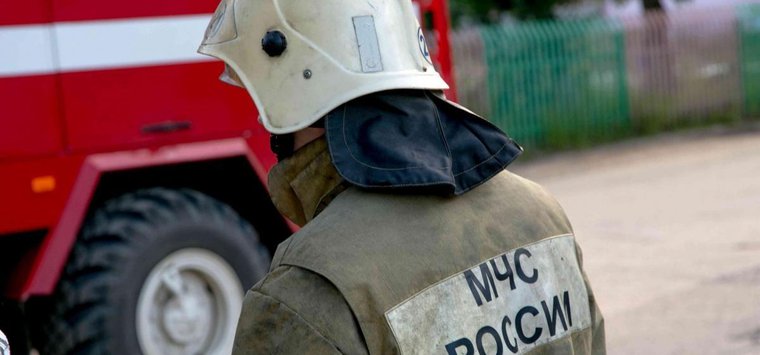 Замыкание в розетке привело к пожару в Острове