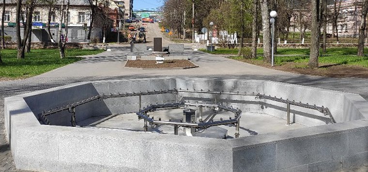 Запуск фонтана запланирован в день освобождения Острова от фашистских захватчиков