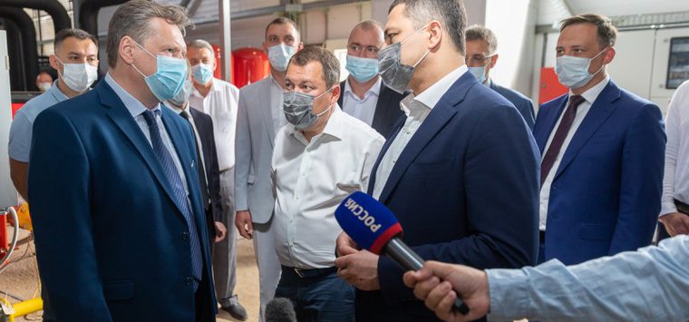 Замглавы Минстроя осмотрел новую котельную в Острове-3