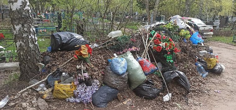 На вопрос о сборе ТКО у кладбища в деревне Дубки ответил Дмитрий Быстров