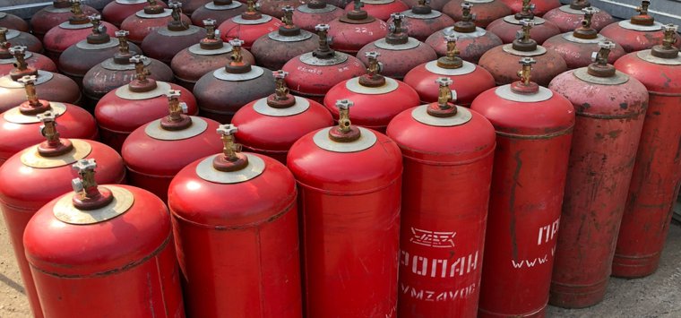 Приобрести газ с доставкой на дом предлагают островичам