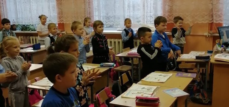 В Острове первоклассников посвятили в пешеходы