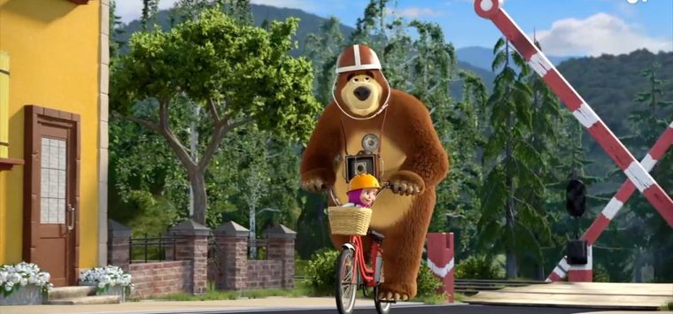 «Маша и медведь в кино»: новую серию мультфильма покажут в Острове 1 июня