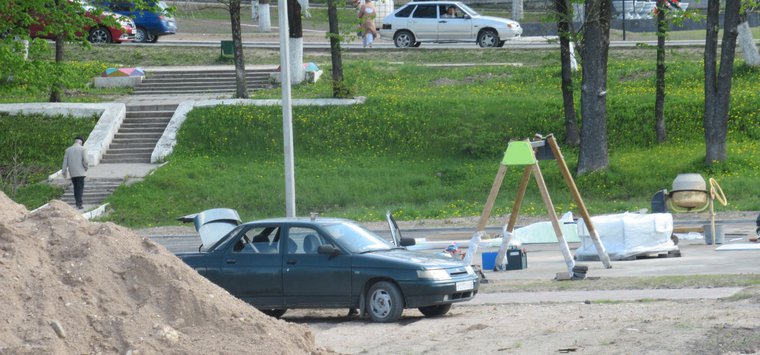 Благоустройство Детского парка продолжается в Острове