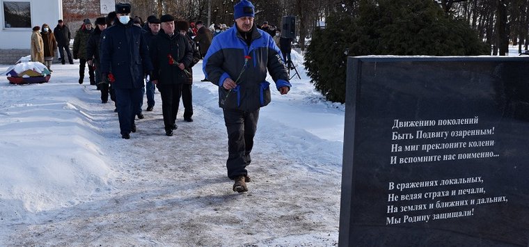 Память погибших в Афганистане участников боевых действий почтили в Острове