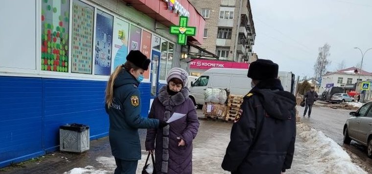 Противопожарный рейд прошел в Острове