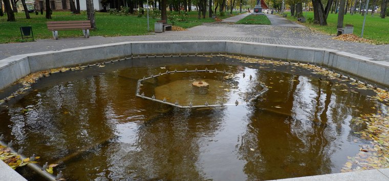 Фотофакт: Фонтан отключен
