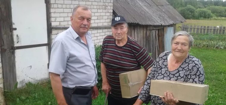 Островские ветераны получили гуманитарную помощь