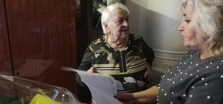 90-летний юбилей отметила ветеран из деревни Воронцово