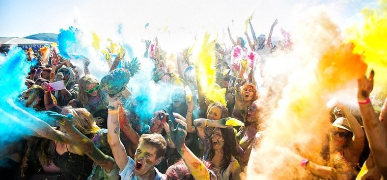 Фестиваль красок пройдет в Острове 12 августа