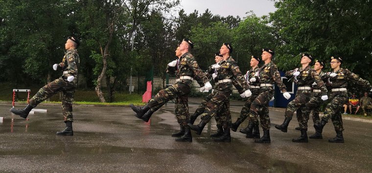Островичи отличились на конкурсе по строевой подготовке в Ессентуках