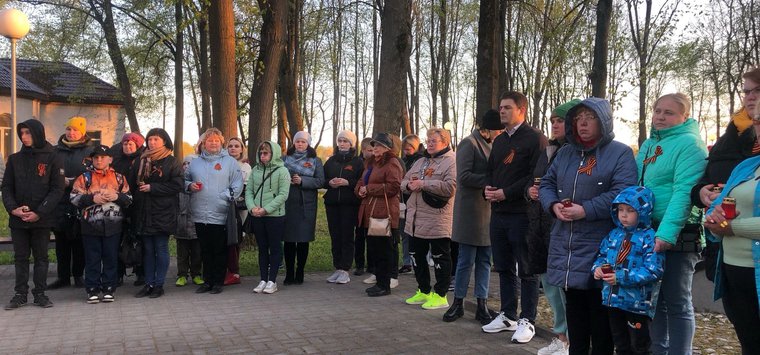 Акция «Свеча Победы» прошла в Острове