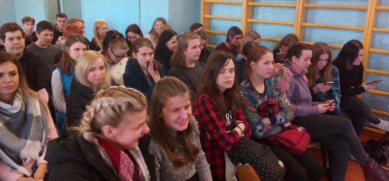 Посвящение в первокурсники прошло в Островском многопрофильном колледже