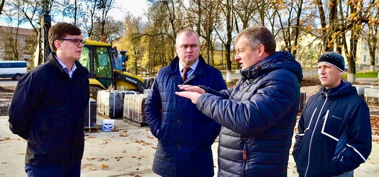Реконструкция центра Острова ведется по графику