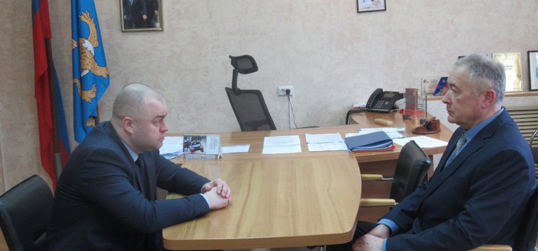 Дмитрий Быстров встретился с новым председателем Совета ветеранов