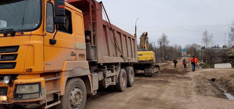 Ремонт возобновился в Горном переулке Острова