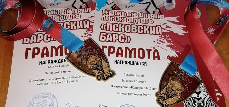 Острович стал призером регионального турнира по тхэквондо