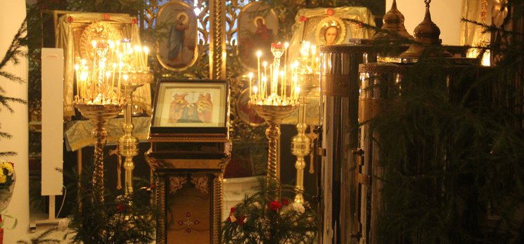 Праздник Крещения в Острове