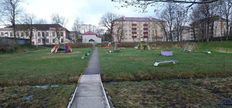 Стадион в Острове-2 и детский парк благоустроят в 2022 году