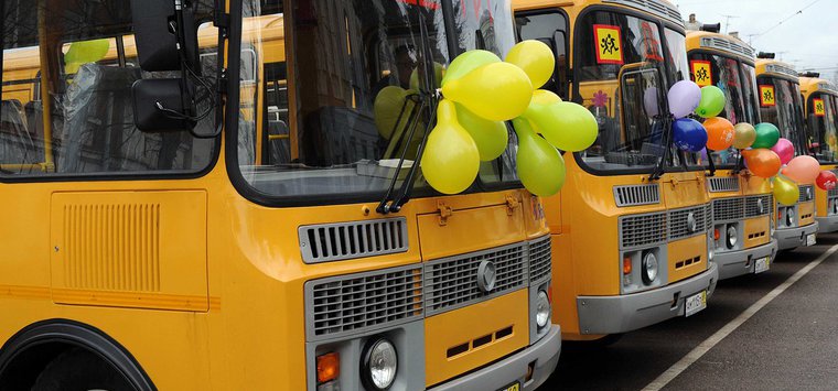 Автобусы для обслуживания удаленных школьных маршрутов поступили в Псковскую область