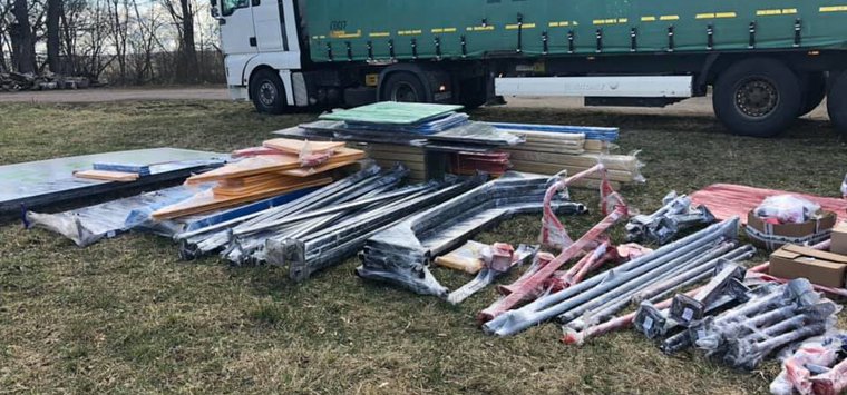 Спортивное и игровое оборудование доставлено в деревню Гораи