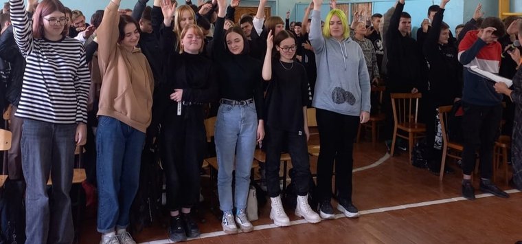 В островском колледже прошло посвящение первокурсников