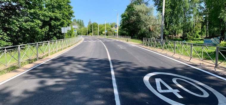 Ремонт на дороге Остров – Новоржев завершен раньше срока