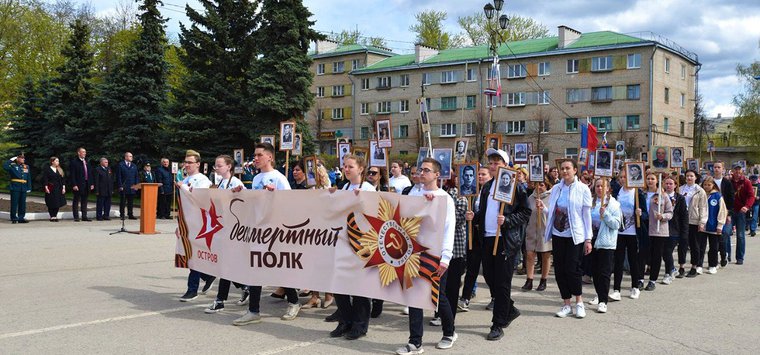 Более 100 тысяч человек в Псковской области приняли участие в мероприятиях 9 мая