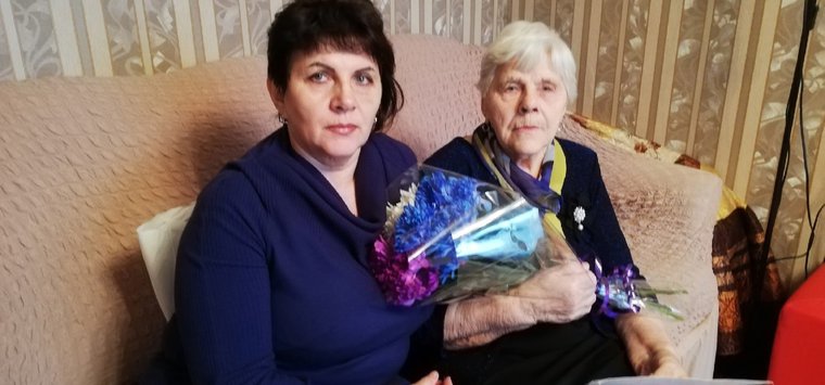 90-летней островичке вручили письмо от Путина