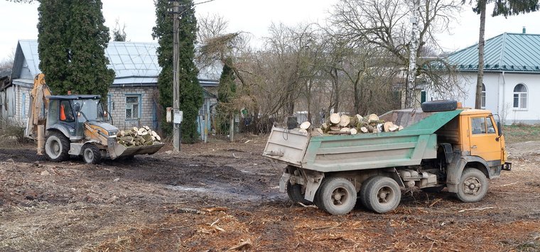 Приостановлены работы по расчистке островка