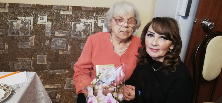 В Острове ветеран труда получила подарок на 90-летие