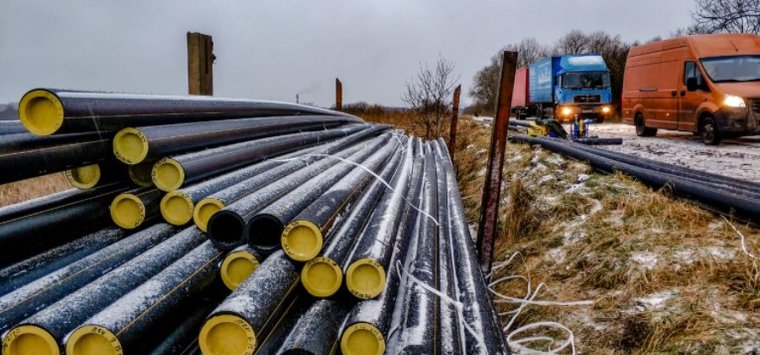 Началось строительство газопровода к котельной в Острове-3