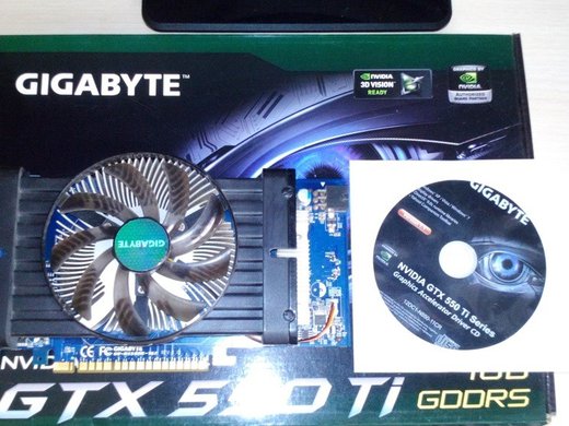 Видеокарта gigabyte GeForce GTX 550 Ti
