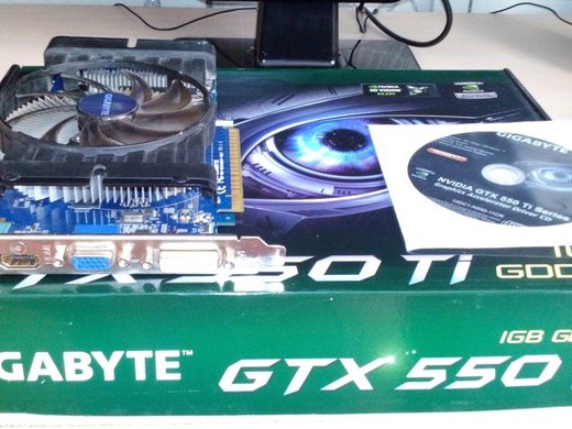 Видеокарта gigabyte GeForce GTX 550 Ti