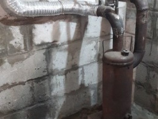 Печь на отработке
